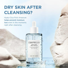 SKIN1004 Hyalu-Cica Première Ampoule : centella Madagascar pour des ingrédients apaisants.
