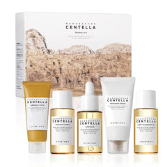 Kit voyage SKIN1004 Madagascar Centella, ensemble compact prêt pour voyage.