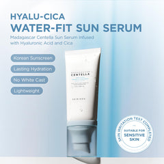 SKIN1004 Hyalu-Cica Water-Fit Serum Texture Soie: application visage douce.