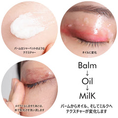 SKIN&LAB Porebarrier montre sa texture huile-lait pour un nettoyage efficace.