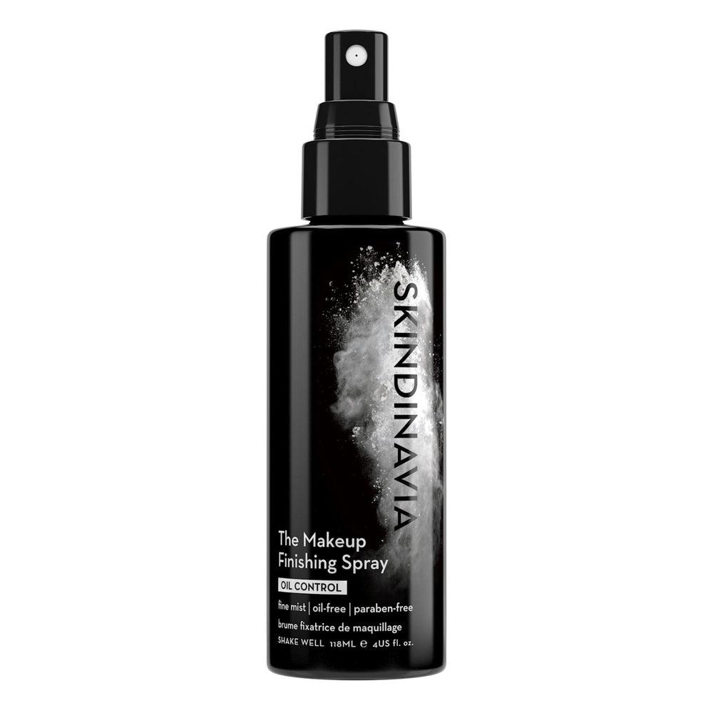 Fixateur de maquillage SKINDINAVIA en bouteille 4oz prolonge la tenue toute la journée