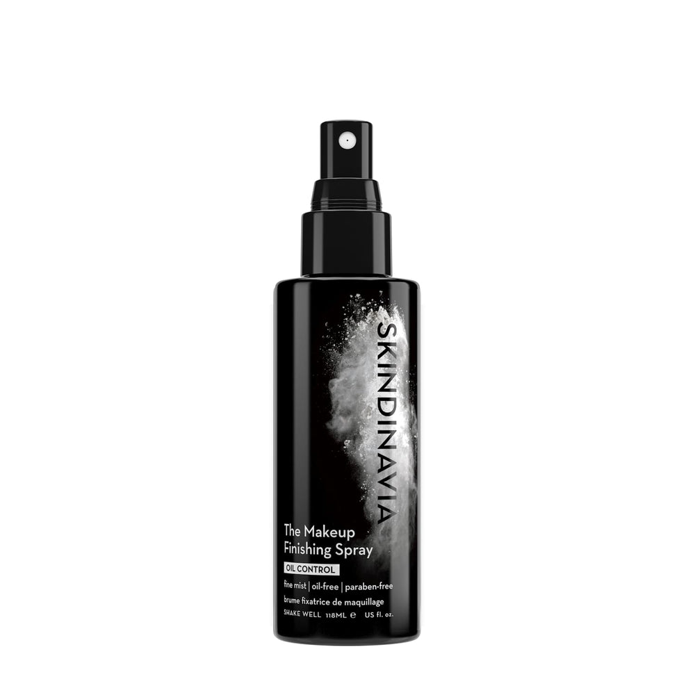 SKINDINAVIA Spray finissant bouteille 2oz pour une tenue longue durée sans retouches.
