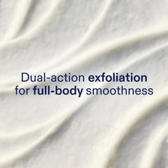 Avant/après Skinfix Glycolic Renewing Scrub sur peau de corps