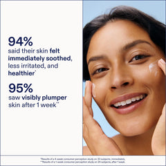Peau illuminée et absorbée rapidement après Skinfix