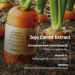 Teint lumineux après usage du masque SKINFOOD 1957 Carotte Carotene Daily Mask