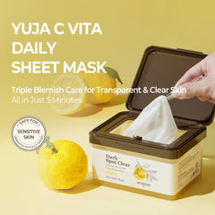 SKINFOOD Yuja C Vita masque en cellulose douceur et confort
