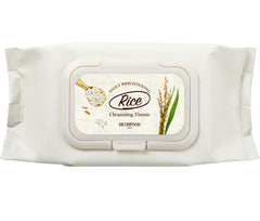 SKINFOOD 1957 Lingettes démaquillantes au riz, boîte pratique pour un nettoyage rapide