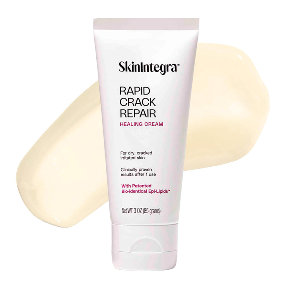 SkinIntegra crème réparatrice pour fissures des talons, douceur et hydratation ciblée.