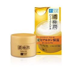 SKINLAB Hadalabo Gokujyun Perfect Gel bottle close-up showing rich hydration