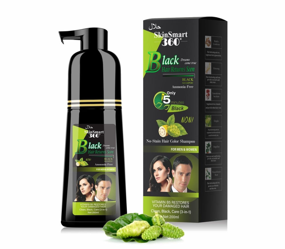 SkinSmart 360 shampooing sans taches en action, application propre et pratique.