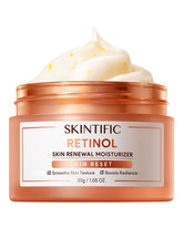 Skintific Retinol Bouteille Nuit : flacon et rituel nocturne pour peau plus lisse.