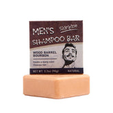 SKIRIFINE shampoing-barre homme bourbon-bois, parfum distinctif durable.