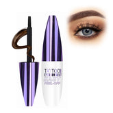 Sklight Peel Off Sourcils brun foncé — avant/après pour un look naturel durable.