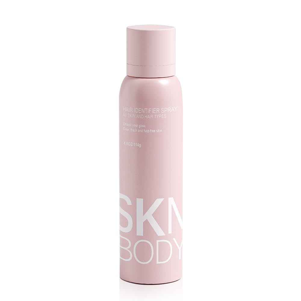 SKNBODY identifiant-poils-visage sur bouteille facilite la détection précise des poils
