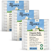 Sky Organics coton bébé embout ultra-doux : nettoyage en douceur des surfaces sensibles