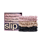 Les serre-têtes SLIP minces Multi en rose clair offrent douceur et maintien délicat.