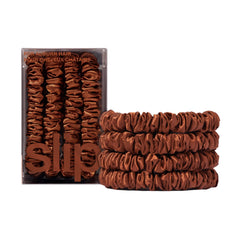 SLIP scrunchies auburn ensemble de quatre pour cheveux sans pli et élégants