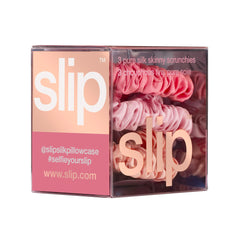 SLIP Skinny Scrunchies bonbon couleur, teinte lumineuse et tenue douce