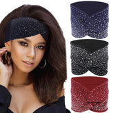 Bandeau Rhinestone Sliverdew ensemble 3 pièces pour looks variés.