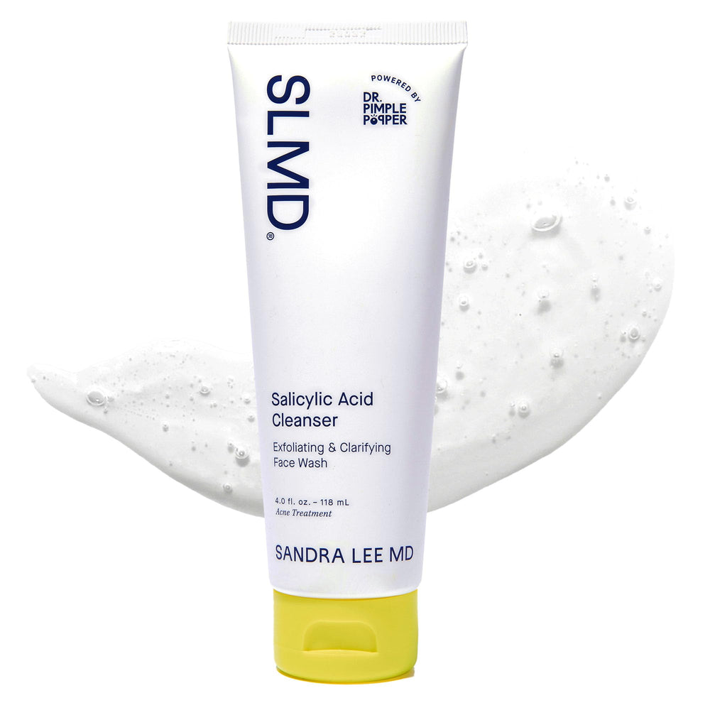 SLMD nettoyant gel salicylique : bouteille pour peau plus nette et purifiée.