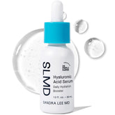 SLMD sérum hyaluronique bouteille 30 ml hydratation durable.