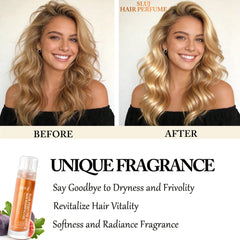 SLUJ parfum-cheveux détail huile d'argan pour nourrir les cheveux en douceur