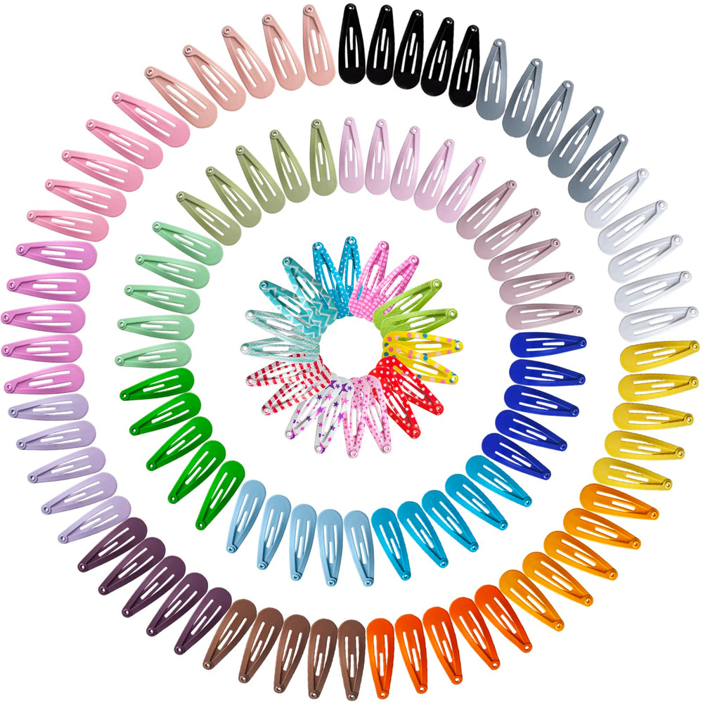 Pinces SLYFTE mini 1-2 pouce, lot de 120, couleurs vives pour coiffure durable.