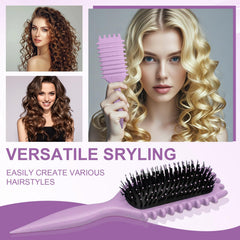 SmartBest Candy Brush dents forme dent facilitant la separation des meches.
