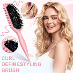 SmartBest Candy Brush poignée ergonomique pour un coiffage confortable.