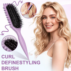 SmartBest Candy Brush repartition homogene des cheveux lors du coiffage.