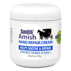 Smith Amish crème-mains 6oz dans pot: hydratation rapide pour mains sèches.