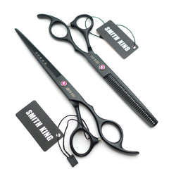 Smithking ciseaux professionnels, rasoir inclus pour une polyvalence accrue