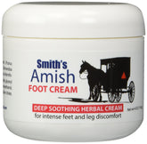Crème Smith's Amish pour les pieds — bouteille pratique et application facile.