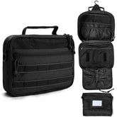 SMONT Trousse toilette homme avec ouverture grande pour accéder rapidement aux essentiels.