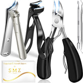 SMZHealing coupe-ongles épais avec ouverture large pour gros ongles