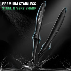 SMZHealing coupe-ongles orteils avec manche long et angle pour accès facile