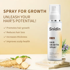 Snidin Spray Rosmarin Biotine, flacon 60 ml, complément potentiel à la routine capillaire