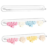 SNOWSTAR organisateur-pinces-mural en acrylique, rangement clair et pratique.