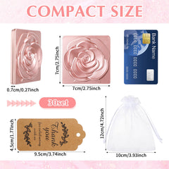 Soaoo sachet organza blanc pour miroirs, rangement léger et chic.