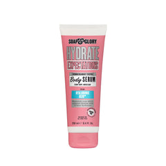 Sérum Soap & Glory en bouteille, hydratation durable pour la peau.