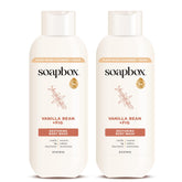 Soapbox douche-corps vanille-figue, bouteille au design vegan et hydratation quotidienne