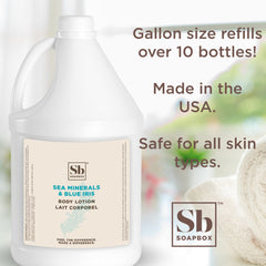 Soapbox Lotion parfum marins arôme océanique pour fraîcheur durable