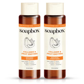 Duo Soapbox Shampoing et Après-Shampoing Collagène prêt à l’emploi – Renforcement et densité possibles.