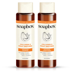 Duo Soapbox Shampoing et Après-Shampoing Collagène prêt à l’emploi – Renforcement et densité possibles.