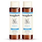 Soapbox Shampoing Argan – contrôle des frisottis et douceur.