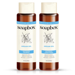 Soapbox Shampoing Argan – contrôle des frisottis et douceur.