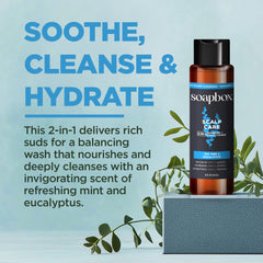 Soapbox texture-mousse-shampoing, application facile et rapide.
