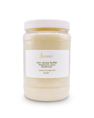 Soapeauty Beurre cacao cru refine en bocal, hydratation riche et naturelle.