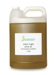 Soapeauty huile d'olive extra vierge dans le flacon, soin nourrissant pour la peau.