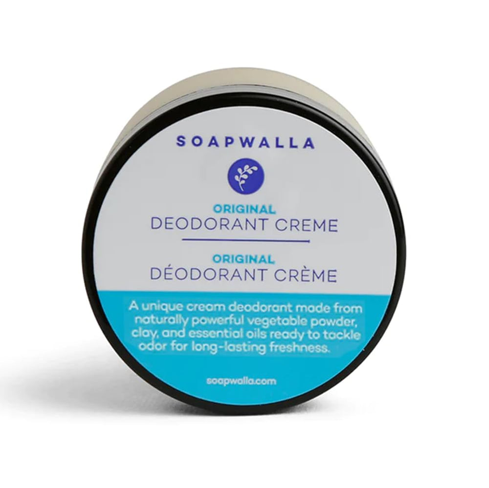 Soapwalla Déodorant Crème Original — emballage et texture, fraîcheur naturelle.